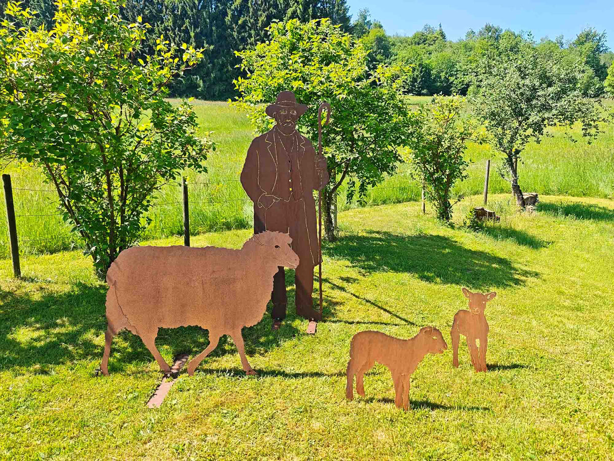SCHAFHERDE MIT HIRTE