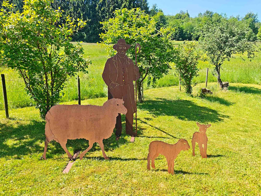 SCHAFHERDE MIT HIRTE